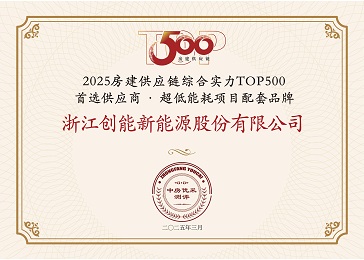 「兩年登頂+五度登榜！」創(chuàng)能股份雙賽道“霸榜”房建供應(yīng)鏈TOP500
